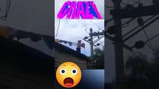 Respect⚡⚡⚡drying clothes on the power line⚡⚡⚡