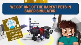 WE GOT THE MOST OP PET IN SABER SIMULATOR