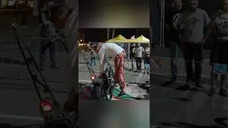Kick Run от Мистера Ченинга - Завожу с кика Harley-Davidson Softail Моцарта!