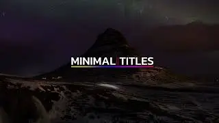 Minimal Gradient Titles 35982965 Videohive - Free Download After Effects Template Link Below