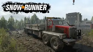 SNOWRUNNER. ДЯДЯ ФИШ БЕРЕТСЯ ЗА РАБОТУ.