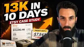 How to make 13k in 10 days selling on Etsy. (full case study)