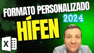 Formato personalizado hífen no Excel