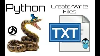 How to create a file using Python