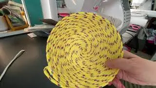 Stitching a Rope Bowl and ….. Where have I been?