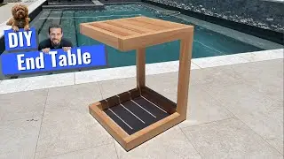 Easy DIY End Table // Patio Furniture Set