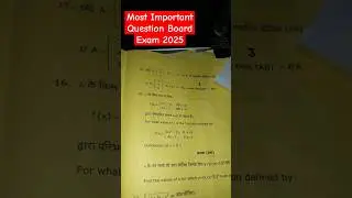 Class 12 Most Important Questions For Board 2025
