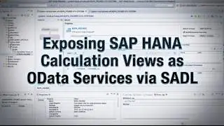 Exposing SAP HANA Calculation Views as OData Services via SADL