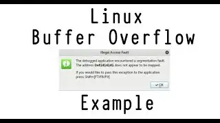 Linux Buffer Overflow Example