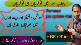 Social Welfare and Bait ul Maal Punjab Jobs 2023 | سوشل ویلفیئر اور بیت المال میں بھرتیاں جاری ہیں