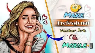 How To Make Vector Art Photo Editing || Vector Art PicsArt || PicsArt Editing New Style