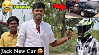 💖 Jack New Car Ready 😍 Delivery With Kuttyttf 💙 | #jacktuty #kuttyttf #vlog #car #tamil