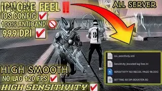 High Sensitivity free fire max & free fire config file •1hour ago 💯☑️ | 999 DPI |