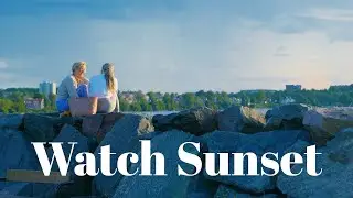 Come and watch the SUNSET with me in Huskvarna beach | Jönköping