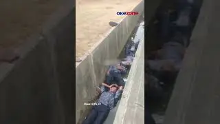 Viral Bocah SMP Dihukum Tiduran di Got Gegara Balap Liar di Bekasi