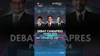 Debat Cawapres Pilpres 2024 Perdana, 22 Desember 2023 