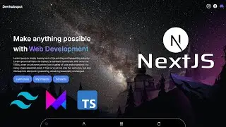 🔴 Create a Next.js 14 Portfolio website with Tailwind CSS and Typescript | Devhubspot
