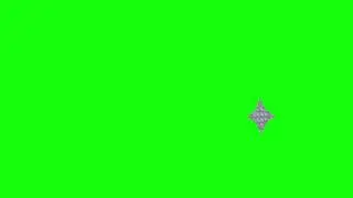 Chinese throwing star,  flying, ninja,green screen FX effect for personal or commercial use