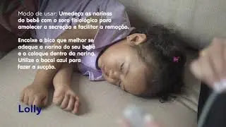 RespireBem Lolly - Aspirador nasal por sucção