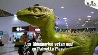 Los dinosaurios ya están en el centro comercial Palmetto Plaza