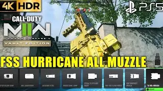 MW2 FSS Hurricane All Muzzle | MW2 FSS Hurricane Attachments | COD MW2 FSS Hurricane Muzzle |MW2 FSS