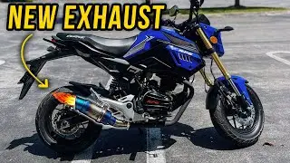 Putting a SUPER LOUD Exhaust on My Motorcycle!