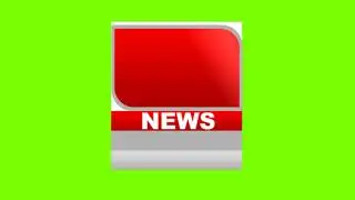 New Green Screen 3D News Logo Free M Graphic Tv