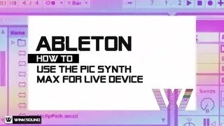 Ableton Live: Pic Synth Max For Live Device | WinkSound