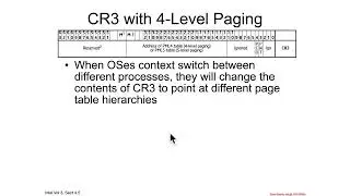 Paging - Page Table Entries - CR3