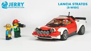Custom LEGO Lancia Stratos instructions (MOC #129)