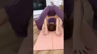 Yoga Snail Pose.