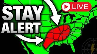 🔴 Tornado Coverage As It Unfolded  April 18th 2024