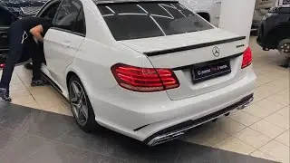 Злой выхлоп на Mercedes-Benz E-класс