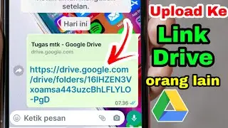 Cara upload file ke link Google Drive orang lain ( kumpulkan tugas sekolah)
