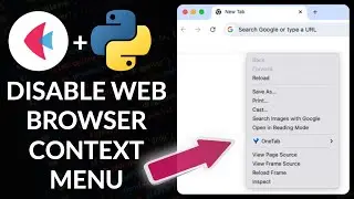 Disable/Enable Browser Context Menu in a Flet Web App | Python
