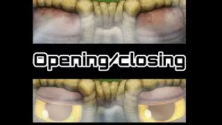 Closs-eye opening/closing -my singing monsters