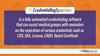 Best credentialing software that reminds you of the expiration of credentials
