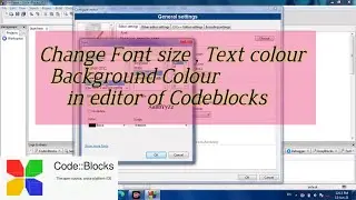 Change Code blocks  Console Screen Background  | Change font style,size & color