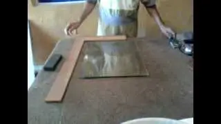 corte de cristal de 1cm {con escuadra}