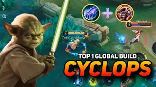 CYCLOPS BEST SOLO JUNGLER BUILD GAMEPLAY BUILD TOP 1 GLOBAL WEEKLY PASS GIVEAWAY MOBILE LEGENDS MLBB