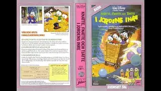 Ducktales: Earthquack Swedish VHS Opening (Disney) 1988