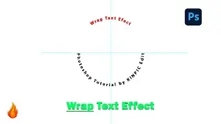 ✅How to Create Wrap Text in Photoshop🔥in Hindi Language #kinpicedit