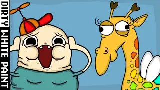 Die freundliche Giraffee
