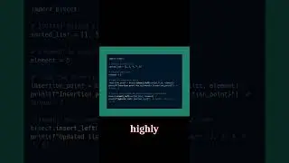 Python Trick: Using the bisect Module for Efficient Sorted List Insertion and Searching
