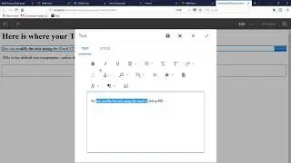 Using RTE plug-ins in AEM 6.3