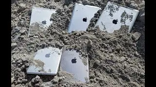 iPad Restoration -- we fixed the ipad we found in the sand.
