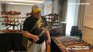 Silat and Traditional Filipino Weapons - Silat Suffian Bela Diri #RussianHouse #FMA #Brunei #Golok