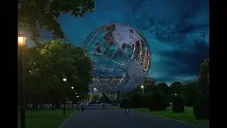 The Unisphere: A Must-See Landmark in Queens, NY at Night !