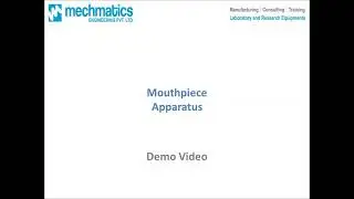Mouthpiece Apparatus Discharge Co-effcient