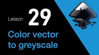 29) Color vector to greyscale in Inkscape 1.3